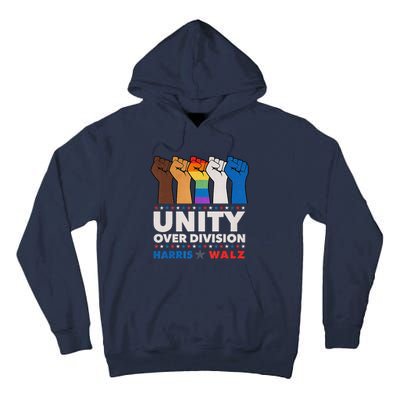 Harris Waltz 2024 Unity Over Division Tall Hoodie