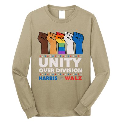 Harris Waltz 2024 Unity Over Division Long Sleeve Shirt