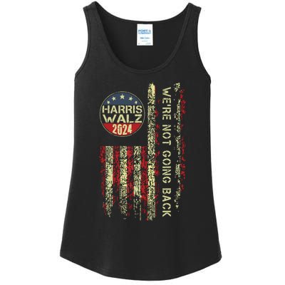 Harris Waltz 2024 Election Kamala Harris Tim Waltz 2024 Ladies Essential Tank