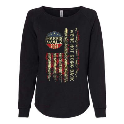 Harris Waltz 2024 Election Kamala Harris Tim Waltz 2024 Womens California Wash Sweatshirt