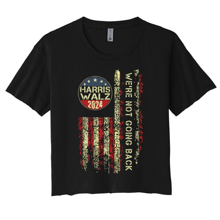 Harris Waltz 2024 Election Kamala Harris Tim Waltz 2024 Women's Crop Top Tee