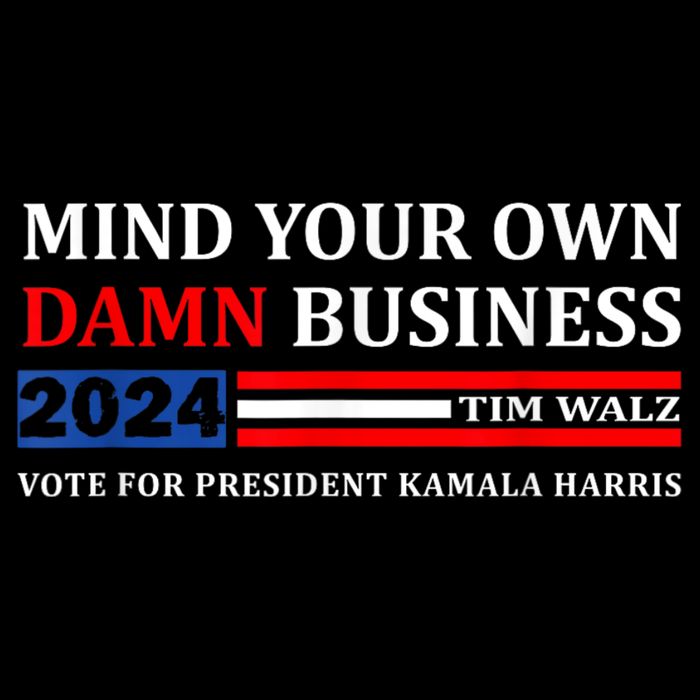 Harris Walz 2024 Mind Your Own Damn Business City Backpack