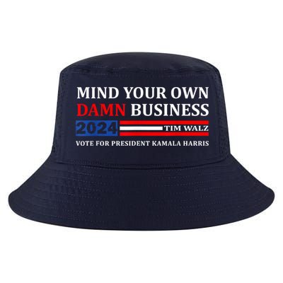 Harris Walz 2024 Mind Your Own Damn Business Cool Comfort Performance Bucket Hat