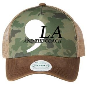 Harris Walz 2024 Comma La And The Coach Legacy Tie Dye Trucker Hat