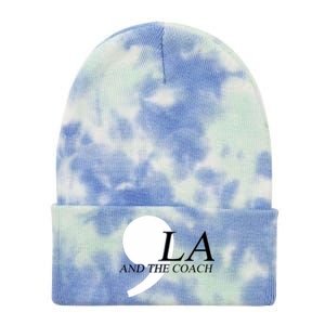 Harris Walz 2024 Comma La And The Coach Tie Dye 12in Knit Beanie