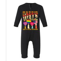 Harris Waltz 2024 Unity Over Division Harris Waltz 2024 Over Infant Fleece One Piece