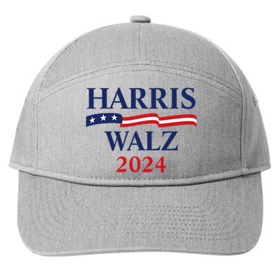 Harris Waltz 2024 Usa Harris Walz 2024 7-Panel Snapback Hat