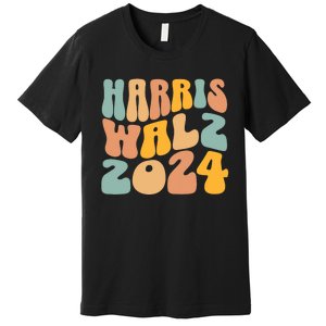 Harris Walz 2024 For President Kamala Harris Democrat Premium T-Shirt