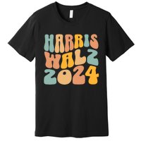 Harris Walz 2024 For President Kamala Harris Democrat Premium T-Shirt