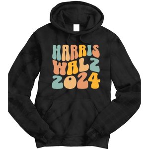 Harris Walz 2024 For President Kamala Harris Democrat Tie Dye Hoodie