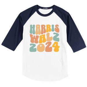 Harris Walz 2024 For President Kamala Harris Democrat Baseball Sleeve Shirt