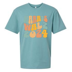 Harris Walz 2024 For President Kamala Harris Democrat Sueded Cloud Jersey T-Shirt