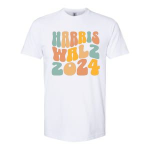 Harris Walz 2024 For President Kamala Harris Democrat Softstyle CVC T-Shirt