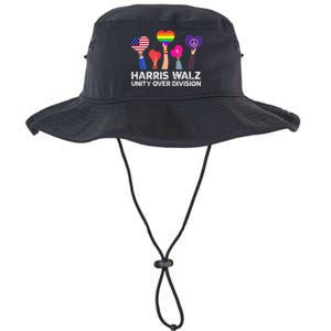 Harris Waltz 2024 Unity Over Division Kamala Harris Tim Walz Legacy Cool Fit Booney Bucket Hat