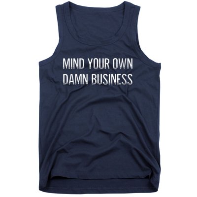 Harris Walz 2024 Mind Your Own Damn Business Tank Top