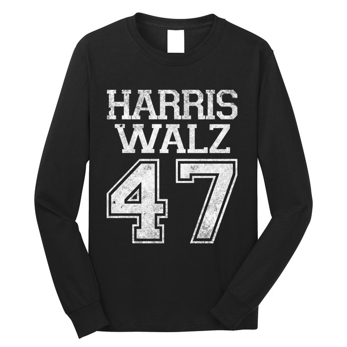 Harris Walz 2024 Campaign For President Vintage Harris Waltz Long Sleeve Shirt