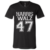 Harris Walz 2024 Campaign For President Vintage Harris Waltz V-Neck T-Shirt