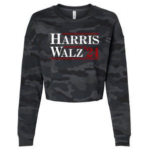 Harris Walz 2024 Cropped Pullover Crew