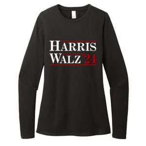 Harris Walz 2024 Womens CVC Long Sleeve Shirt