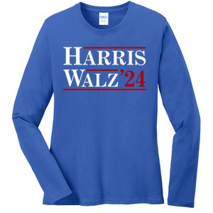 Harris Walz 2024 Ladies Long Sleeve Shirt