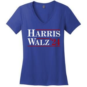 Harris Walz 2024 Women's V-Neck T-Shirt