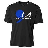 Harris Walz 2024 Comma La And The Coach Cooling Performance Crew T-Shirt