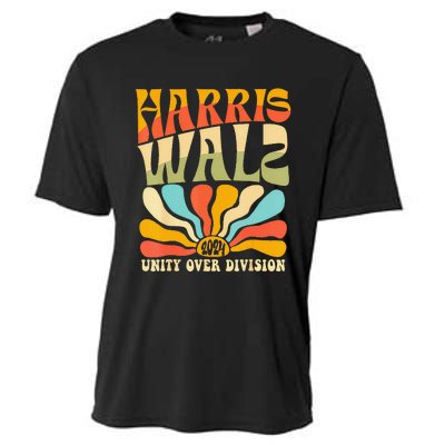 Harris Waltz 2024 Unity Over Division Harris Waltz 2024 Over Cooling Performance Crew T-Shirt