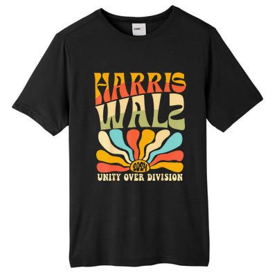 Harris Waltz 2024 Unity Over Division Harris Waltz 2024 Over Tall Fusion ChromaSoft Performance T-Shirt