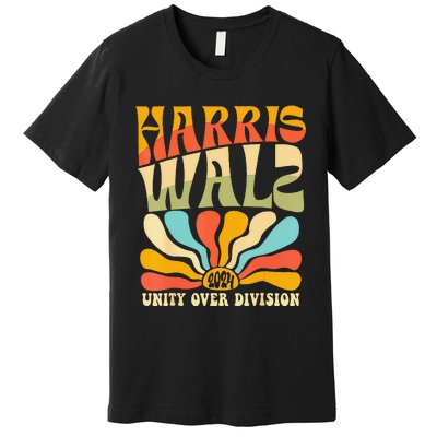 Harris Waltz 2024 Unity Over Division Harris Waltz 2024 Over Premium T-Shirt