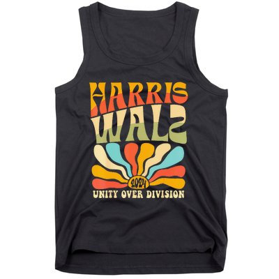 Harris Waltz 2024 Unity Over Division Harris Waltz 2024 Over Tank Top