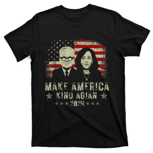 Harris Walz 2024 Make America Kind Again Harris Waltz Quote T-Shirt