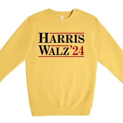 Harris Walz 2024 Premium Crewneck Sweatshirt