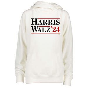 Harris Walz 2024 Womens Funnel Neck Pullover Hood