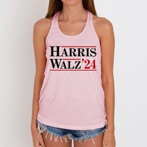 Harris Walz 2024 Women's Knotted Racerback Tank