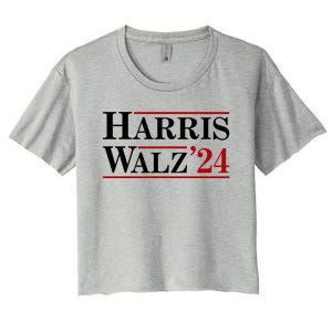 Harris Walz 2024 Women's Crop Top Tee