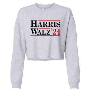 Harris Walz 2024 Cropped Pullover Crew