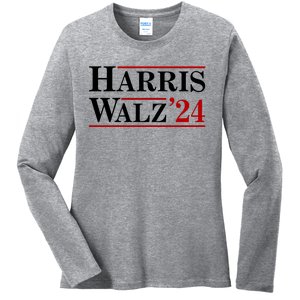 Harris Walz 2024 Ladies Long Sleeve Shirt