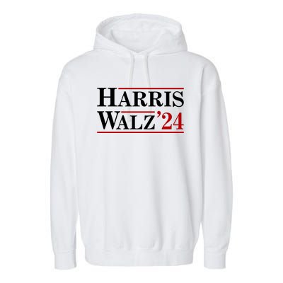 Harris Walz 2024 Garment-Dyed Fleece Hoodie