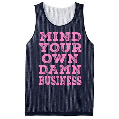 Harris Walz 2024 Mind Your Own Damn Business Mesh Reversible Basketball Jersey Tank