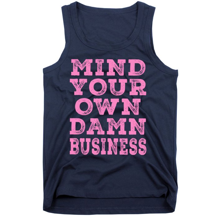 Harris Walz 2024 Mind Your Own Damn Business Tank Top