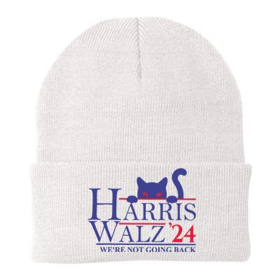 Harris Waltz 2024 Were Not Going Back Funny Cat Lady Knit Cap Winter Beanie