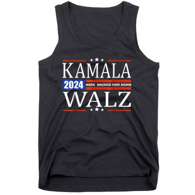 Harris Walz 2024 Make America Kind Again Harris Waltz Quote Tank Top