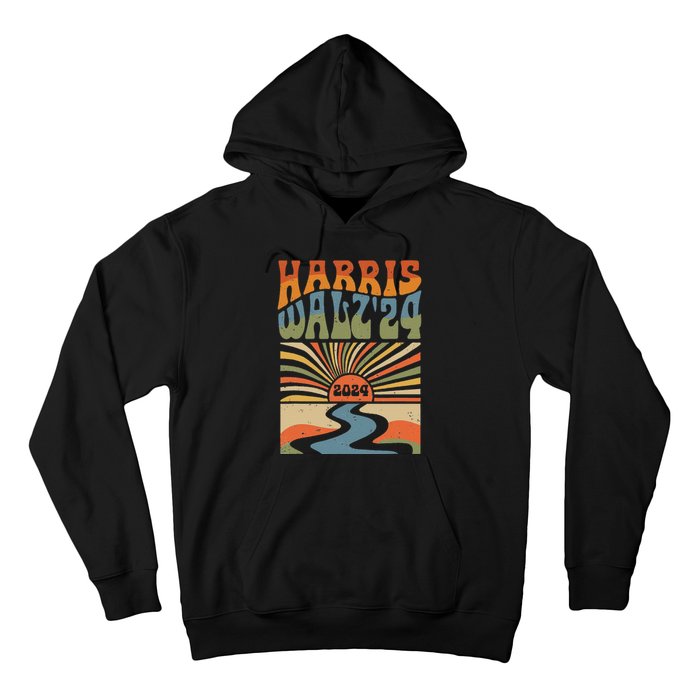 Harris Waltz 2024 Election Kamala Harris Usa Flag High Heels Hoodie