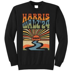 Harris Waltz 2024 Election Kamala Harris Usa Flag High Heels Sweatshirt