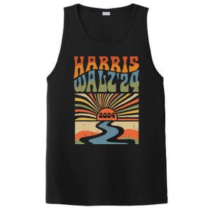 Harris Waltz 2024 Election Kamala Harris Usa Flag High Heels PosiCharge Competitor Tank