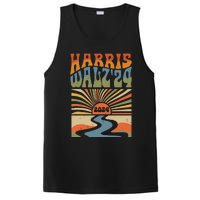 Harris Waltz 2024 Election Kamala Harris Usa Flag High Heels PosiCharge Competitor Tank