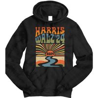 Harris Waltz 2024 Election Kamala Harris Usa Flag High Heels Tie Dye Hoodie