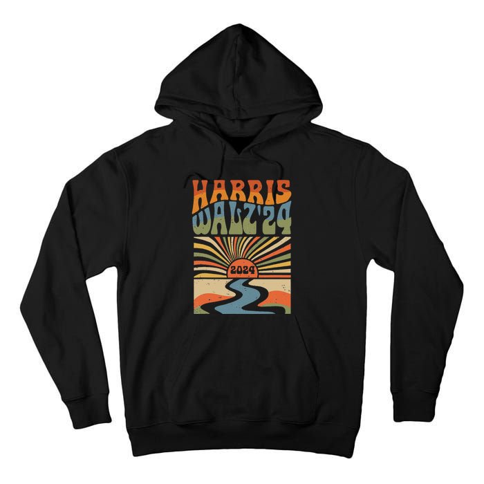 Harris Waltz 2024 Election Kamala Harris Usa Flag High Heels Tall Hoodie