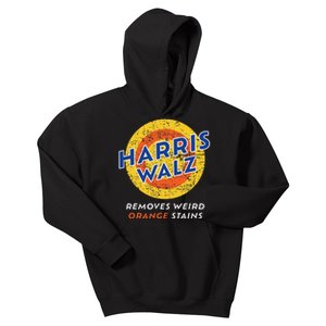 Harris Walz 2024 Waltz Removes Weird Orange Stains Gift Kids Hoodie