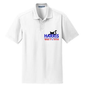 Harris Walz 2024 Funny Cat Election Kamala Harris Tim Waltz Dry Zone Grid Polo